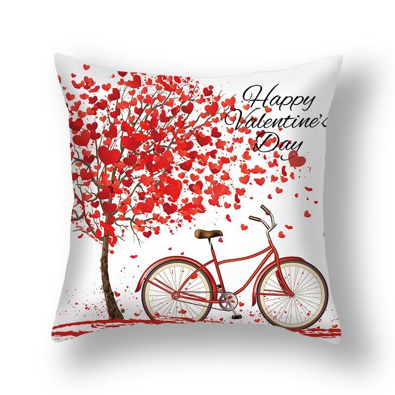 New Valentine's Day Pillow Cover Home Pillow Cushion Sofa Cushion Linen Pillow Cover