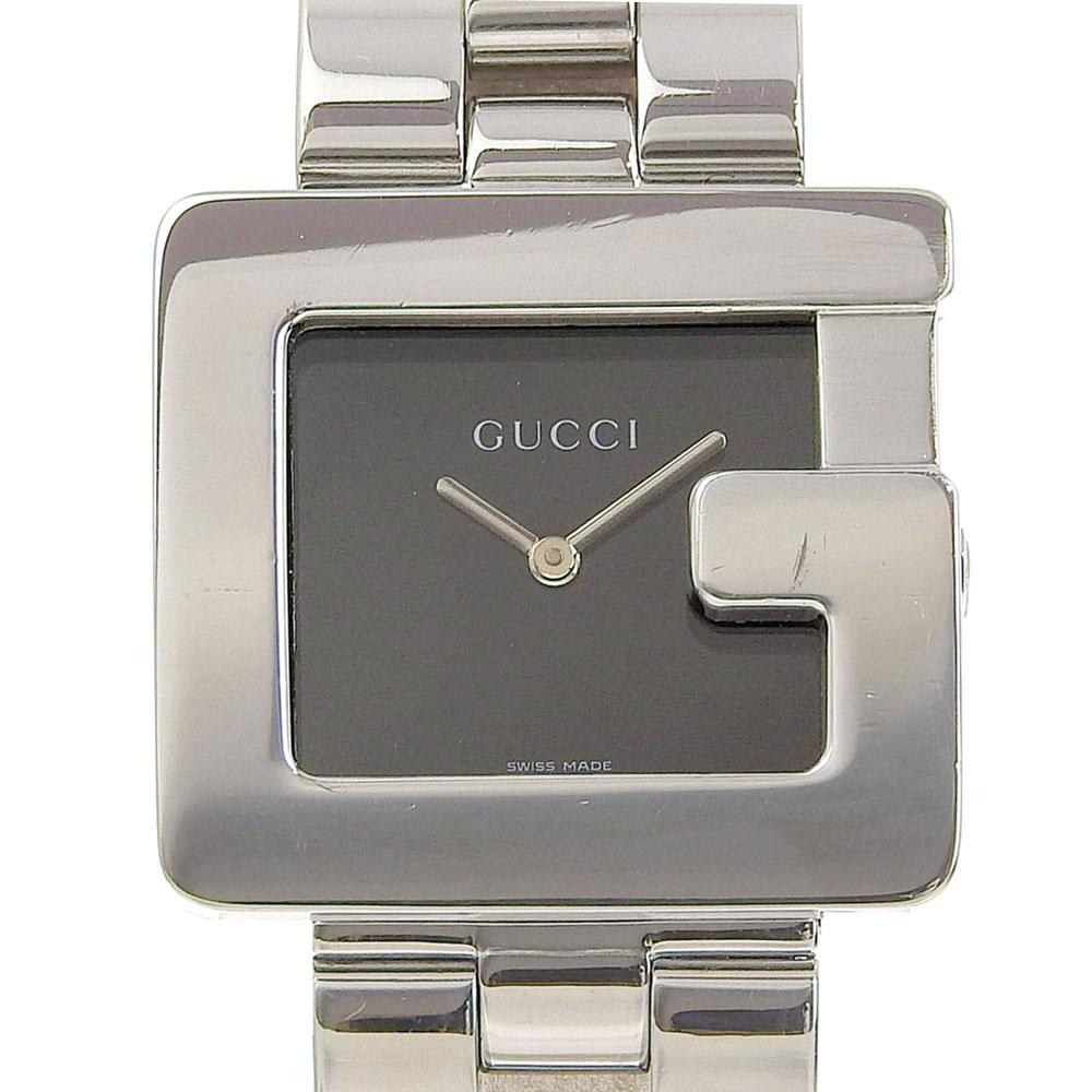 

GUCCI Watches 4600L Silver blackDial Stainless Steel Quartz Analog display Women Used