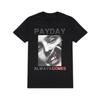 T-shirt Grafica Oversize PAYDAY Nero Vintage Streetwear Unisex