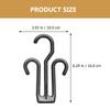 12Pcs Double Hook Shoe Drying Racks Plastic Shoes Hangers Sturdy Organizer for Slippers Sandals Shoe Drying Hook