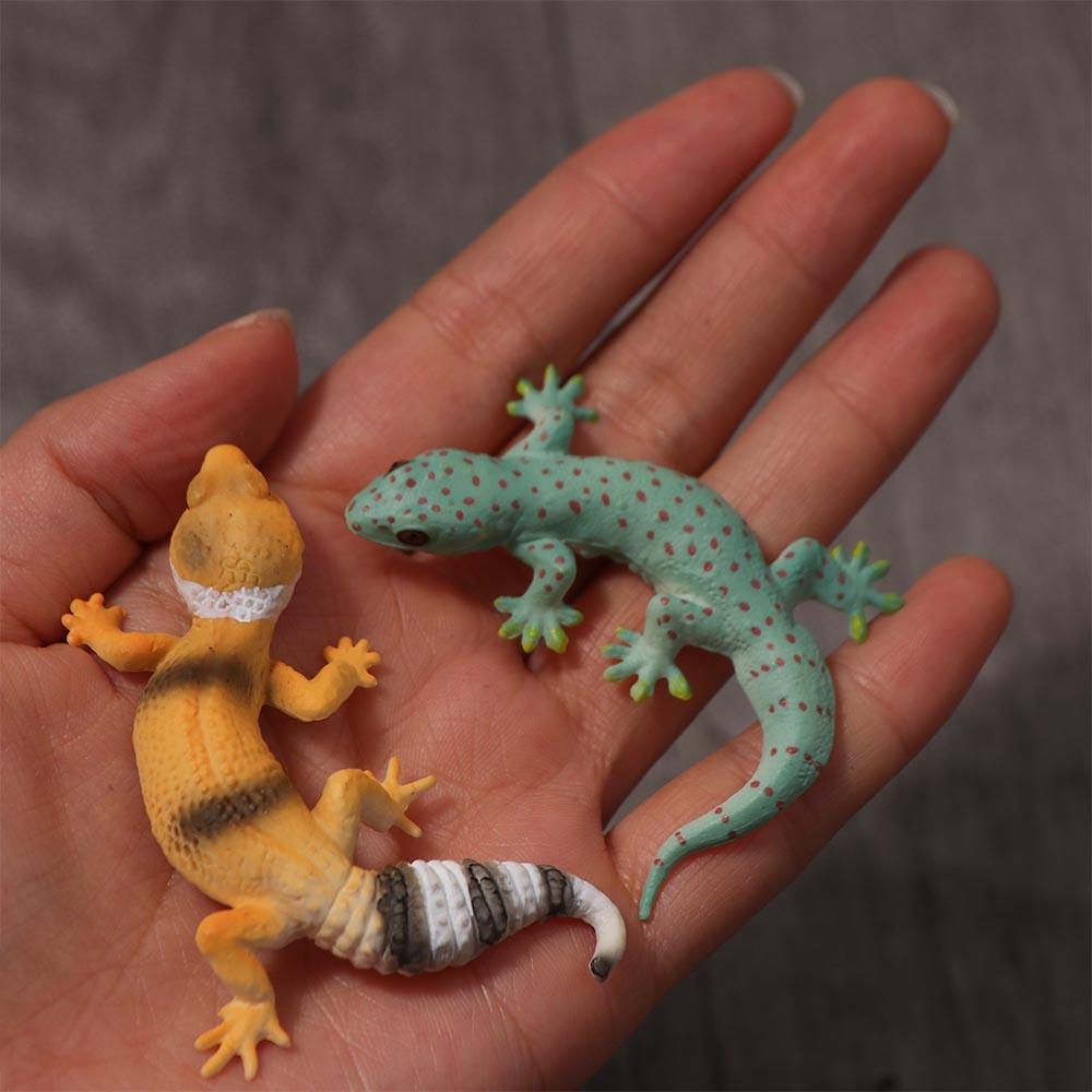 Gecko Prank Props Figure Animal Toys Animal Figurines Lizards Action Model Party Gift
