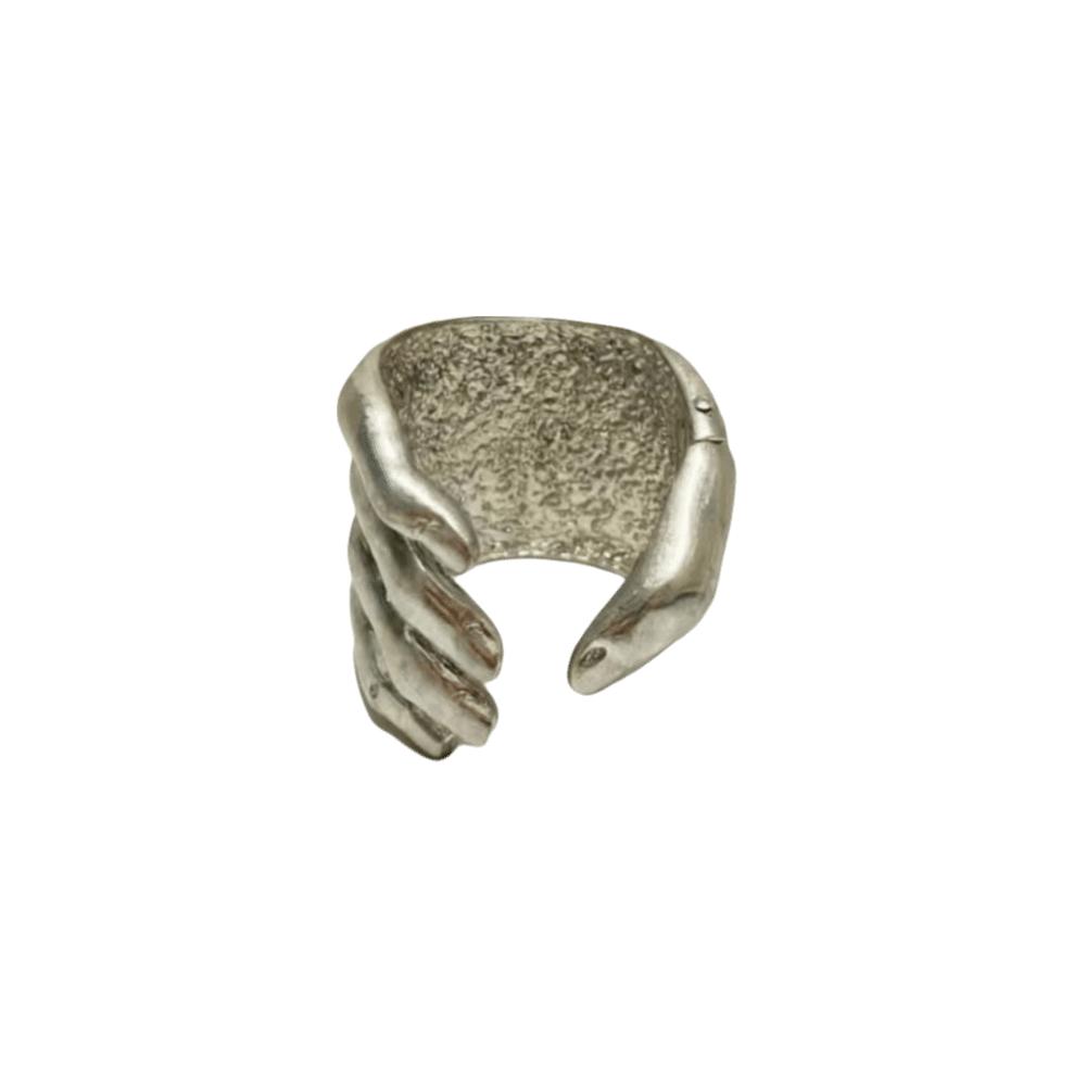 Vintage Palm Ring Bracelet Light Luxury Handshake Bracelet Palm Grip Bracelet  Women Men