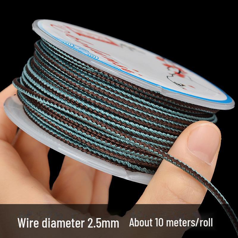 Hand-Woven 2.5mm Ruyi Rope for Jade Pendant Lanyard or Colorful Beaded Bracelet