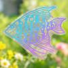 Yousheng Ocean Theme Rainbow Window Decals for Bird Strikes, Sea Animal Anti Collision Stickers, Decorative Static Prism Window Clings for Bathroom,