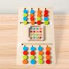 Wooden Ball Shaking Color Movement Puzzle Game For Kids Cognitive Development