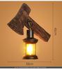 Vintage Industrial Wood Wall Lamp for Bar, Cafe, or Bedroom