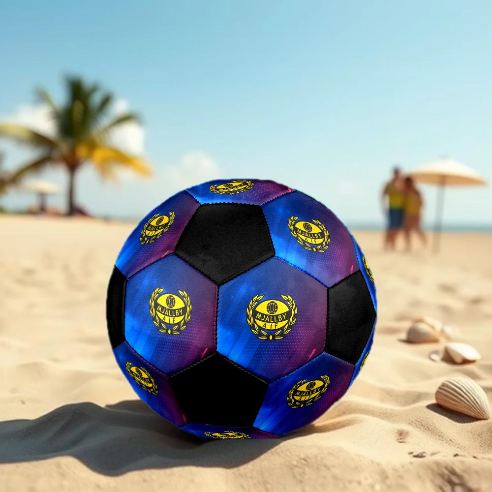 Pallone da Calcio Mjällby AIF Colorato Per Tutte le Età Cucito a Macchina PVC Pronto per la Competizione Resistente Ad Alto Rimbalzo.TAGLIA5