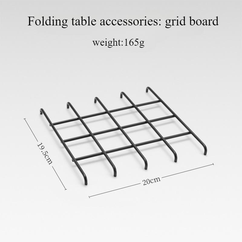 

Уличный выдвижной сетчатый стол Мини-подставка для плиты, регулируемая многофункциональная выдвижная высота, металлический складной стол, чайный столик
