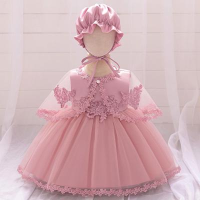 Vestido Formal para el Primer Cumpleaños del Bebé - Vestido de Tul para Bautizo y Boda