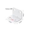 90° L-Shaped Angle Bracket for Table, Chair, Cabinet, and Shelf Support