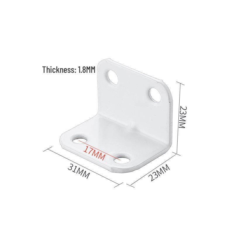 90° L-Shaped Angle Bracket for Table, Chair, Cabinet, and Shelf Support