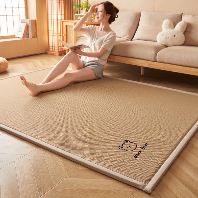 2026 New Summer Ice Silk Rattan Tatami Cool Mat - Thickened Student Bamboo Pad