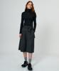 RAVEROUS Ribbon Tie Bermuda Pants_Charcoal