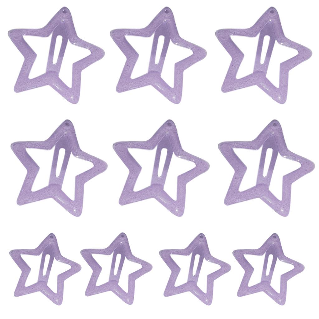 10 Pcs Cute Bangs Hair Pins Women Kid Hairgrip Star Headdress Barrettes Accessories Sweet Y2K Girls Hairpins