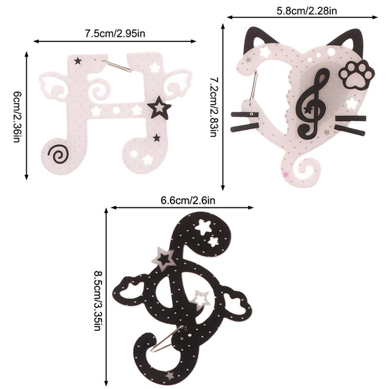 Cute Note Carabiner Keychain Cartoon Acrylic Keyring Couple Key Holder For Girls Backpack Pendant Bag Charm Lovely Gifts