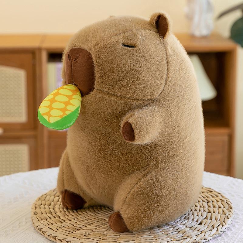 

Capybara Stretching Doll Pillow Plush Toys and Cute Dolls Kapibala Children s Rag Dolls 30 cm (0.3kg)