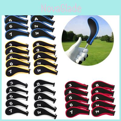 Vysoce kvalitní neoprenové potahy na hlavy želez golfových holí se zipem ks)