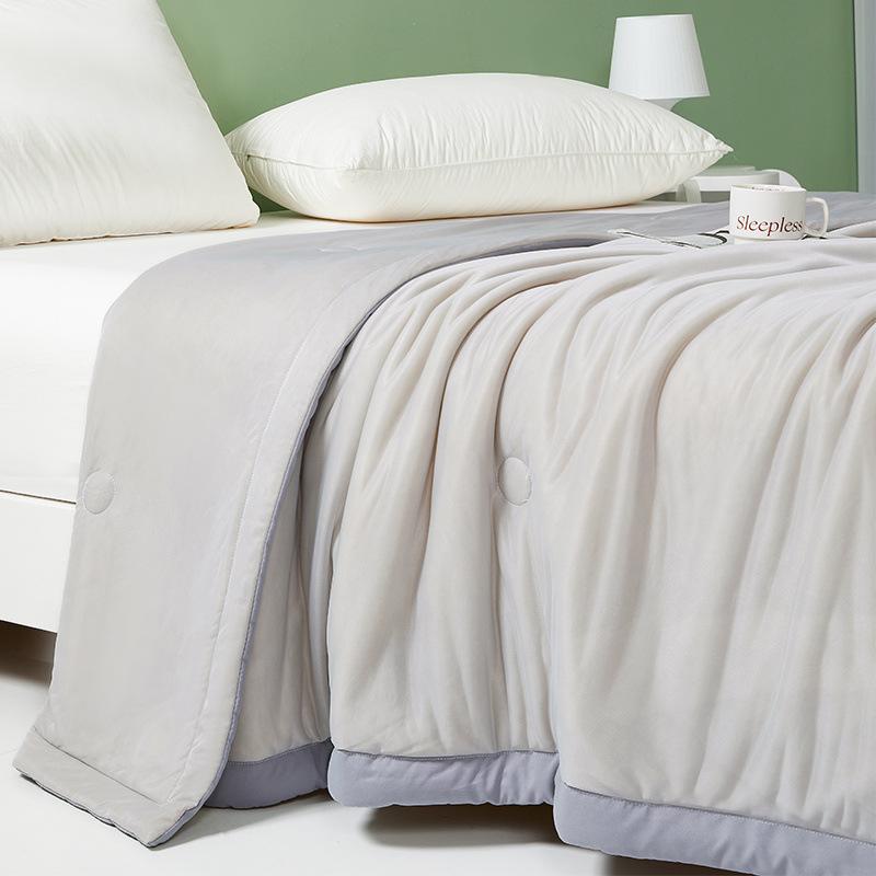 Summer - Essential Lightweight Air - Conditioned Quilt: Single - Piece Cooling Blanket for Dormitories, Ideal for Hot Nights