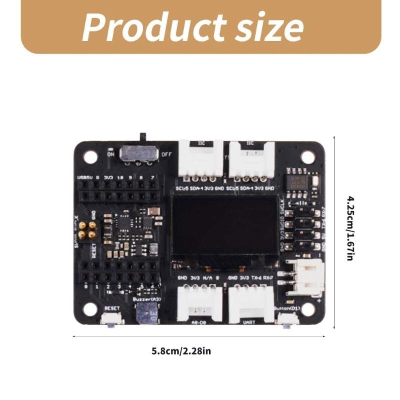 OLED Basic HAT Board für RPi, Schnelles Prototyping mit umfangreichen Peripheriegeräten und Ohne Löten