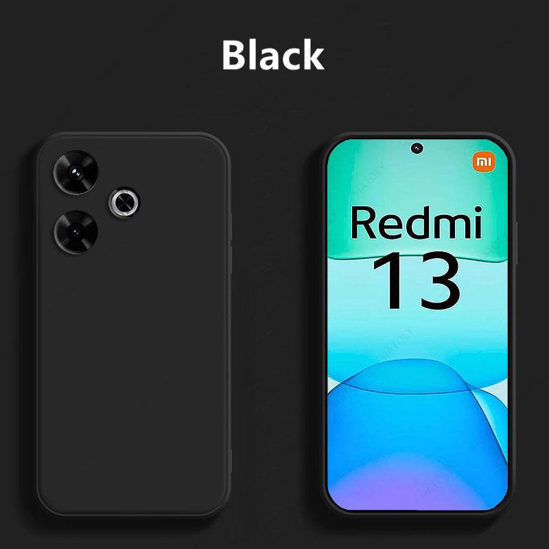 For Xiaomi Redmi 13 Case For Xiaomi Redmi 13 4G Case Funda Soft Silicon Para Capa Protective Phone Back Cover For Redmi 13 4G