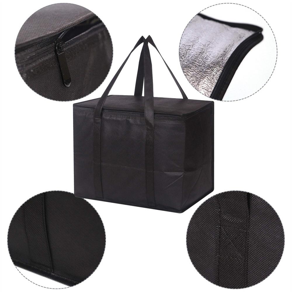 1pc Large Capacity Insulated Grocery Bag 31L Extra Large Travel Lunch Bag Foldable Reusable Soft Cooler Bag For Outdoor Picnic