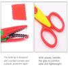 Kids Paper Craft Scissors 6 Cutting Patterns Curved Edges DIY Decorative Cartoons Lace Scissor Scrapbook Album Photos