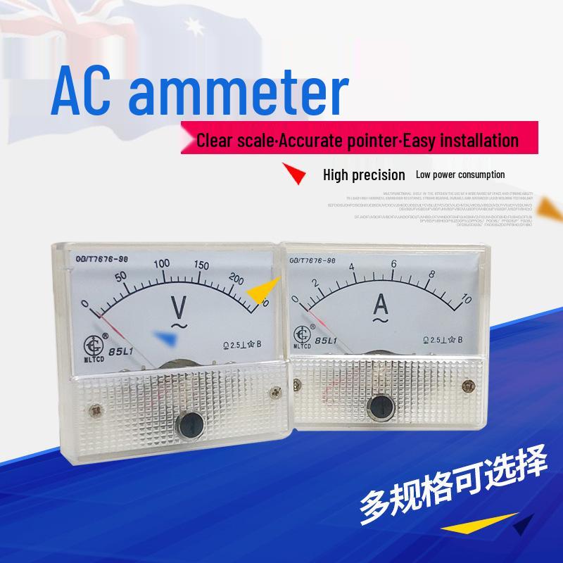 

Плайда Вольтметр постійного струму 85L1: Тип вказівника 1A-50A AC 5/5