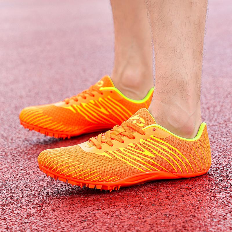 New Arrivals Men's Nails Sneakers Athletics Men Training Track  Track Field Shoes Professional High Jump With Metal Nails Shoes