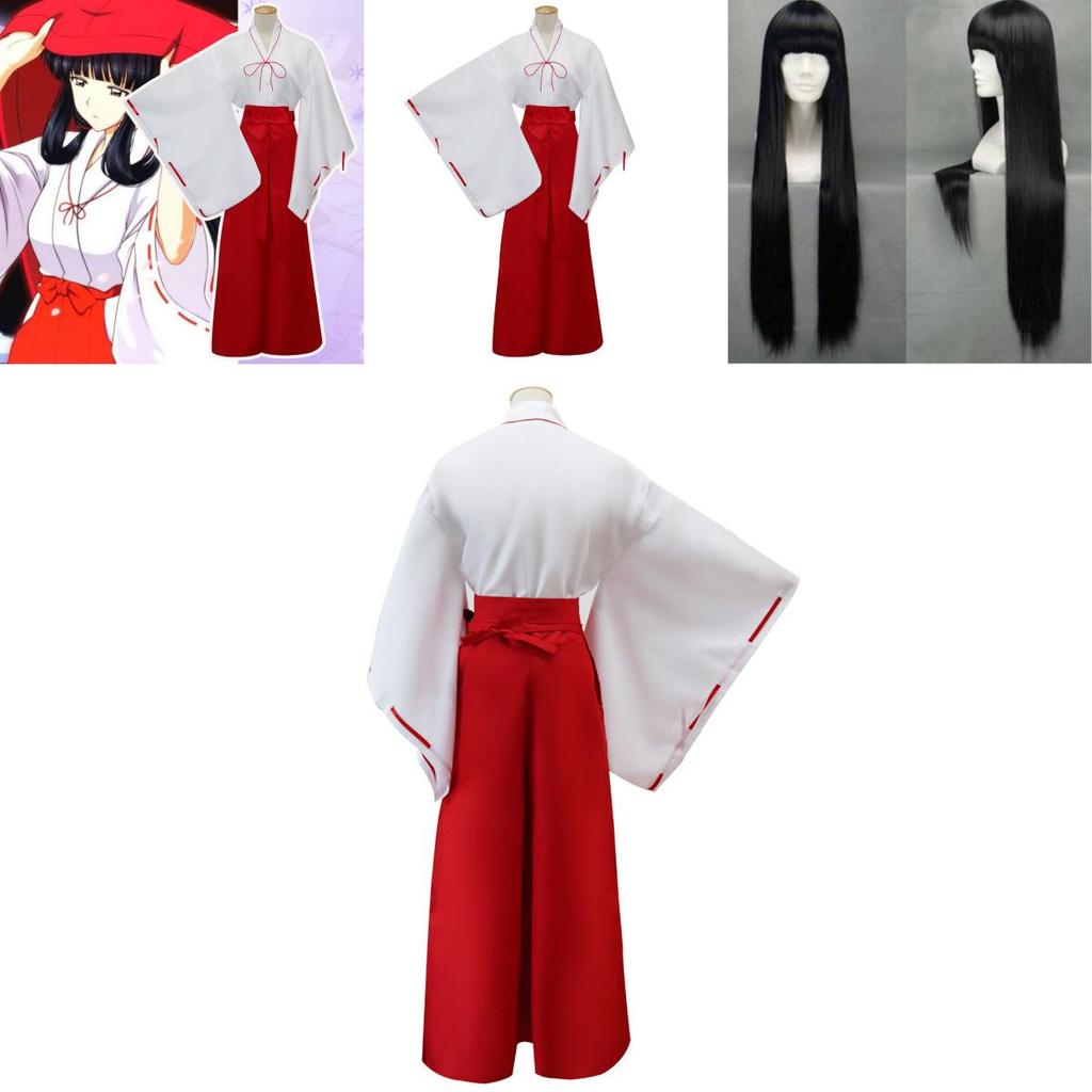 Anime Inuyasha Cosplay Kostüme in Premium-Qualität Platycodon Cos Kleidung Japanisches Hexenkostüm für authentisches Rollenspiel