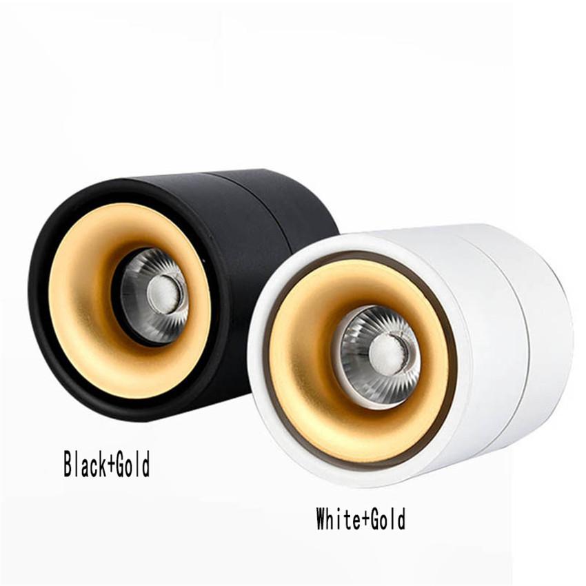 12w LED Home Lamp for Clothing Store, Modern Simple Lights, Surface Mount COB, Wall Display Spotlights,