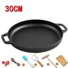 Multi-Purpose Cast Iron Flat Pan & Griddle Set