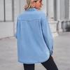 Solid Casual Loose Denim Shirts For Women 2026 Autumn Vintage Women's Oversized Shirts And Blouses Fashion Youth Female Tops