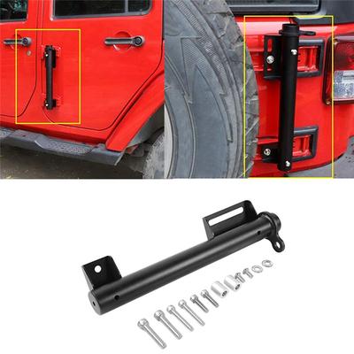 1 Set Car Flagpole Bracket Flag Pole Holder Accessory For Jeep Wrangler BJ40 TJ JK JL Gladiator JT 1997-2025 Styles