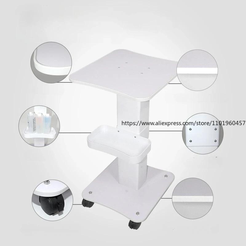 Rolling Cart Organizer Trolley Storage Cart SPA Machine Organizer Stand Device 360°Rotatable Beauty Salon Trolley SPA Equipment