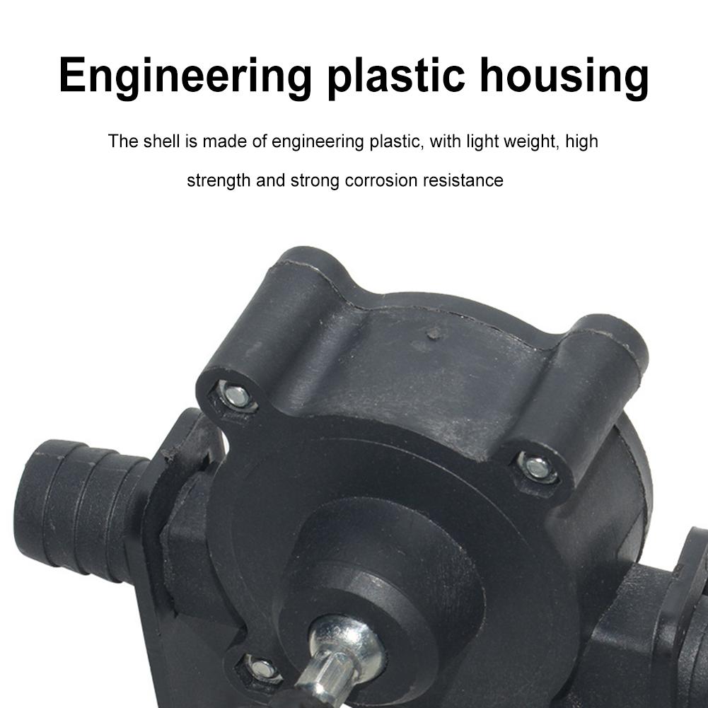 Household Electric Well Hand Pump Waterproof Hand Electric Drill Pump Portable Liquid Transfer Pumps for Water Liquid Transfer