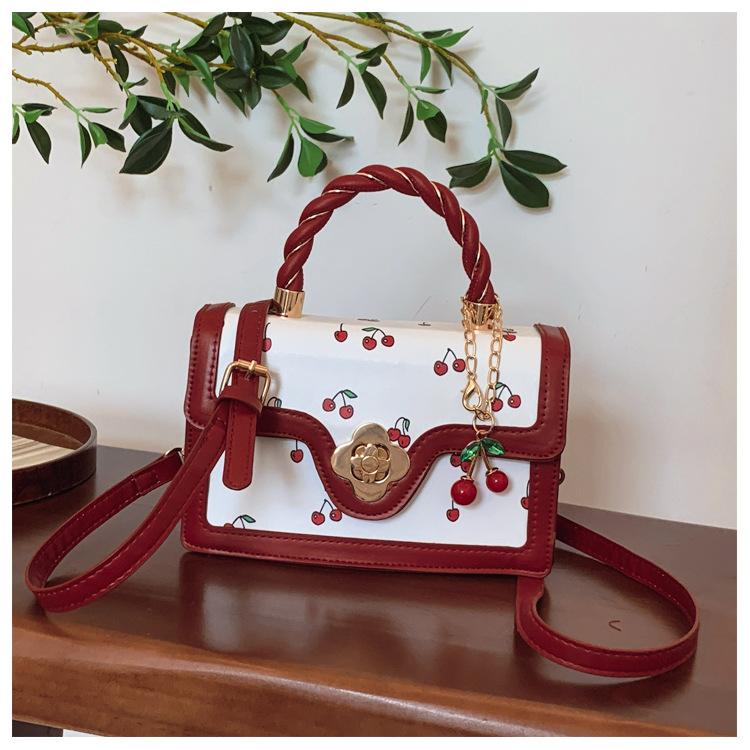 

Новая маленькая сумка для женщин 2025 года, осенняя, новая, модная, универсальная сумка-мессенджер, модная сумочка красный