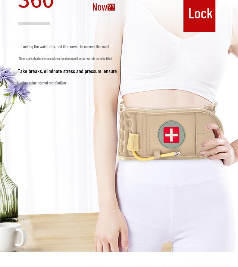 Elderly Lumbar Support Belt: Herniation Relief & Traction Device for Back Health