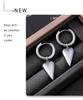 Heart Buckle Earrings: Retro 18k Gold-Plated Titanium Steel Design for Women