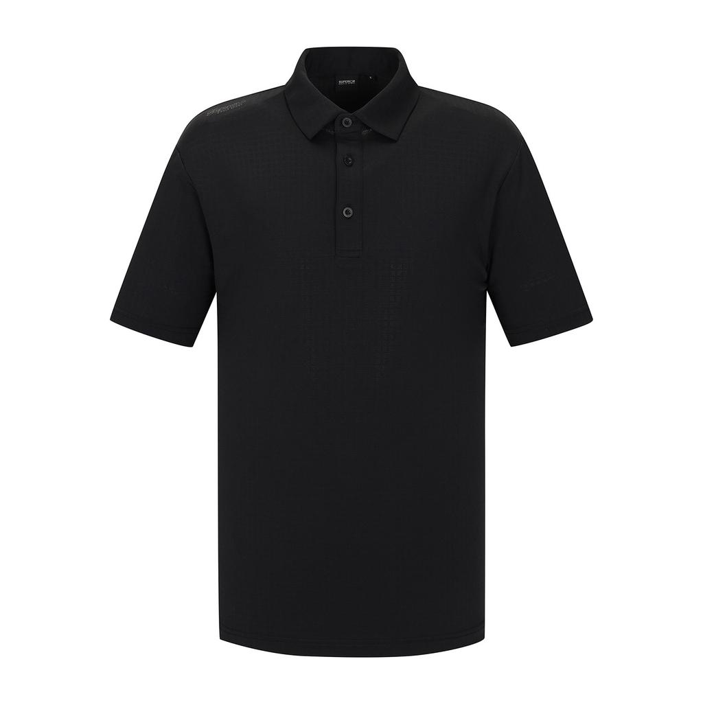 SUPERIOR Men'S Basic Collared Short Sleeve T-Shirt (Im0Dks21139)