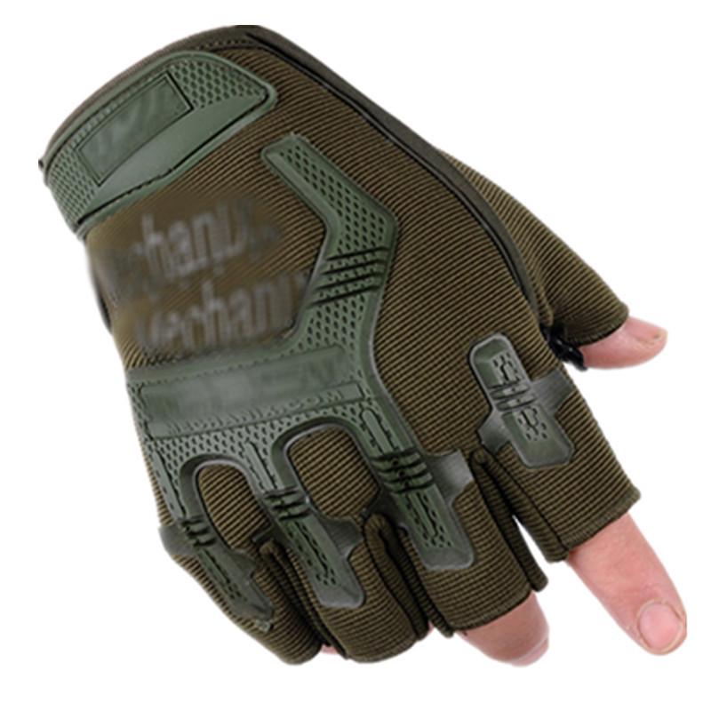 Men's Tactical Half-Finger Gloves: Non-Slip, Wear-Resistant, Anti-Scratch, Breathable for Outdoor Sports and Cycling
