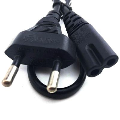 1Pc European Printers Laptop Cameras Cord Figure 8 C7 To Euro 2 Pin Power Cables EU Power Charge
