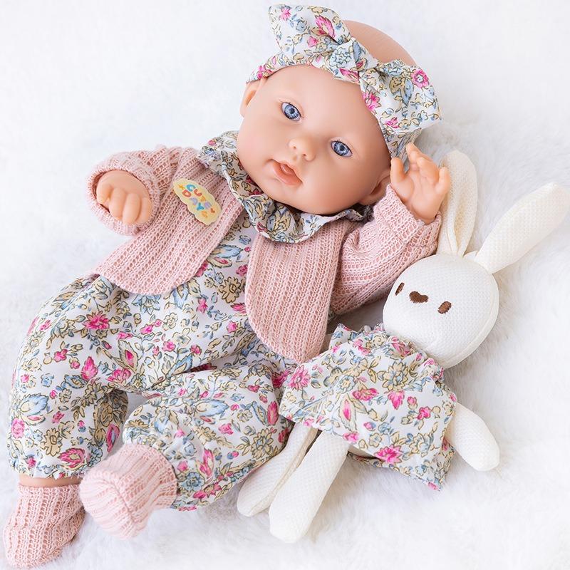 Cm Full Vinyl Simulation Reborn Baby Doll Washable Soothing Infant Comfort Toy
