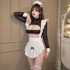 Role Play Erotic Lingerie Crotchless Garter Belt Bodysuit Sex Uniform Women's Underwear Porno Temptation Babydoll Dress Sexy Set