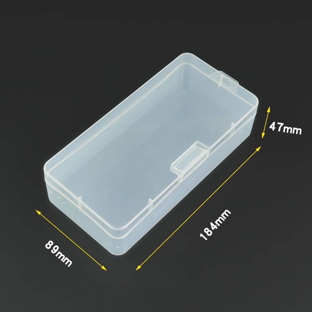 1x Transparent Rectangle PVC Storage Box Screw Holder Case Organizer Container Tool Box Designed Fit For Smart Phone Repair