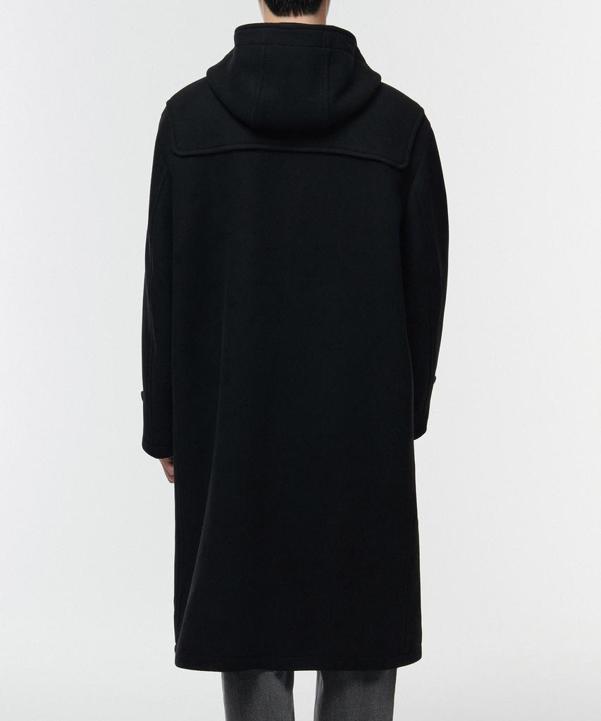 Musinsa Standard Wool Blend Oversized Duffle Coat [Black]