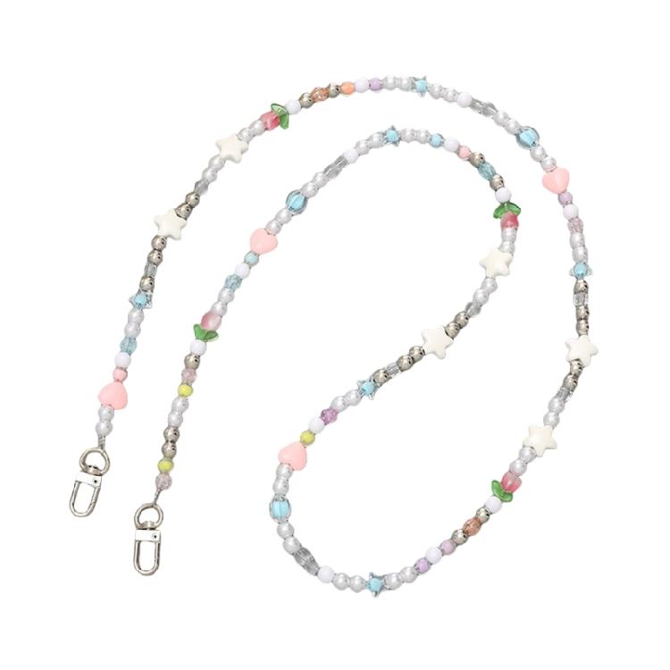 Multifuntional Decorative Phone Lanyard Chain Unique Handmade Beaded Phone Strap for Anti Loss Keys Wallet Accessories