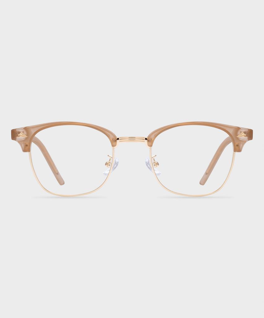 Likkeullou Rc Yleen Silver Blue Light Glasses Cocoa