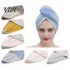 Quick Water Absorbing Cap Women Hair Towel Wrap, Microfiber Absorbent Turban, Dry, Lightweight Drying Anti-Frizz for Long Thick Curly Turban