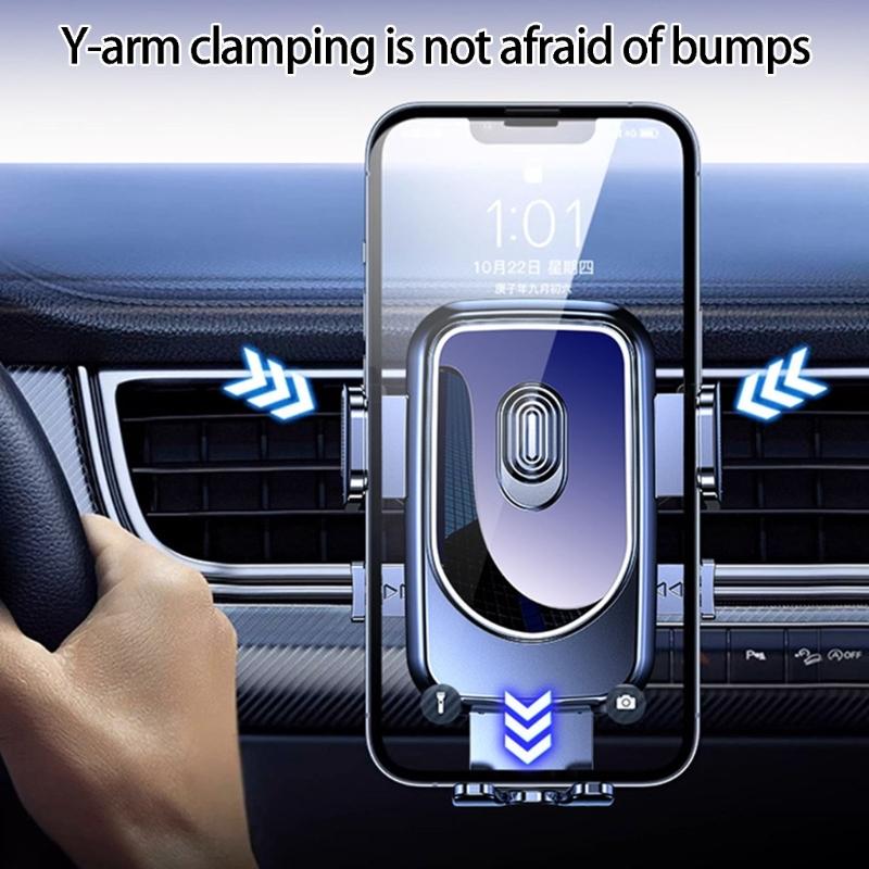 Anti Shake Car Phone Mount Easy Installation Spirals Hook for Stable Navigation 360 Degree Viewing Portrait Landscape