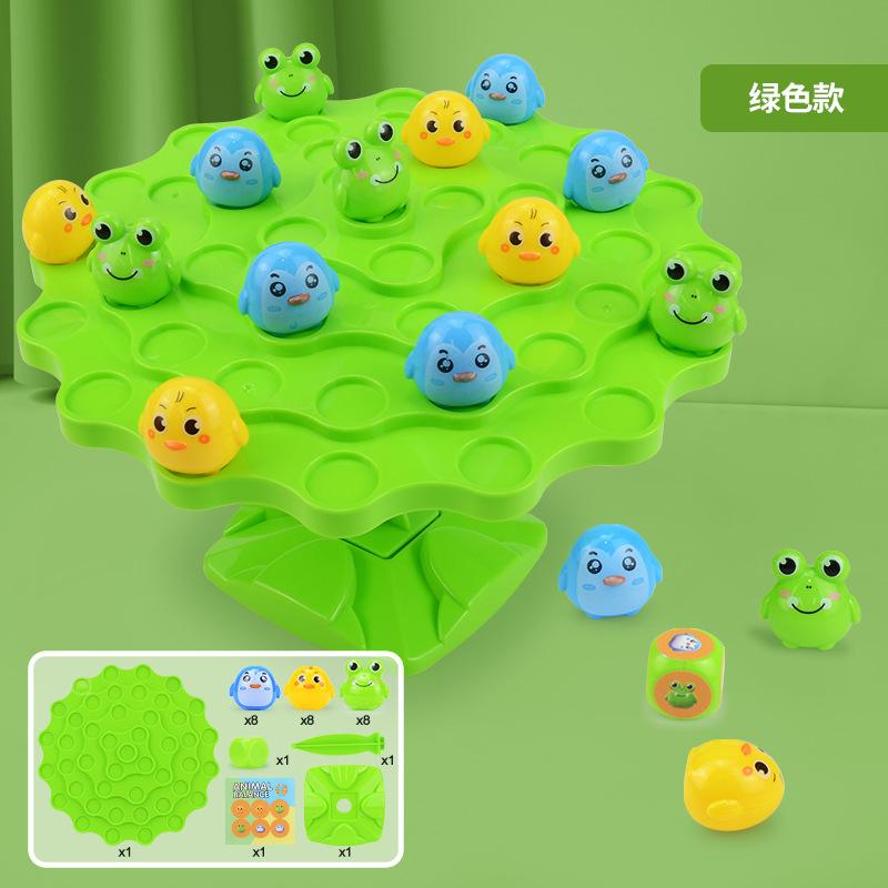 Kinder Tischplatte Tier Balance Baum Stapeln Musik, Puzzle Freizeit Wettbewerb Und Interaktive Spielzeug